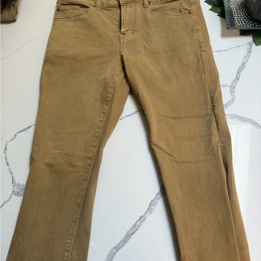 Express Men's Khaki Skinny Jeans